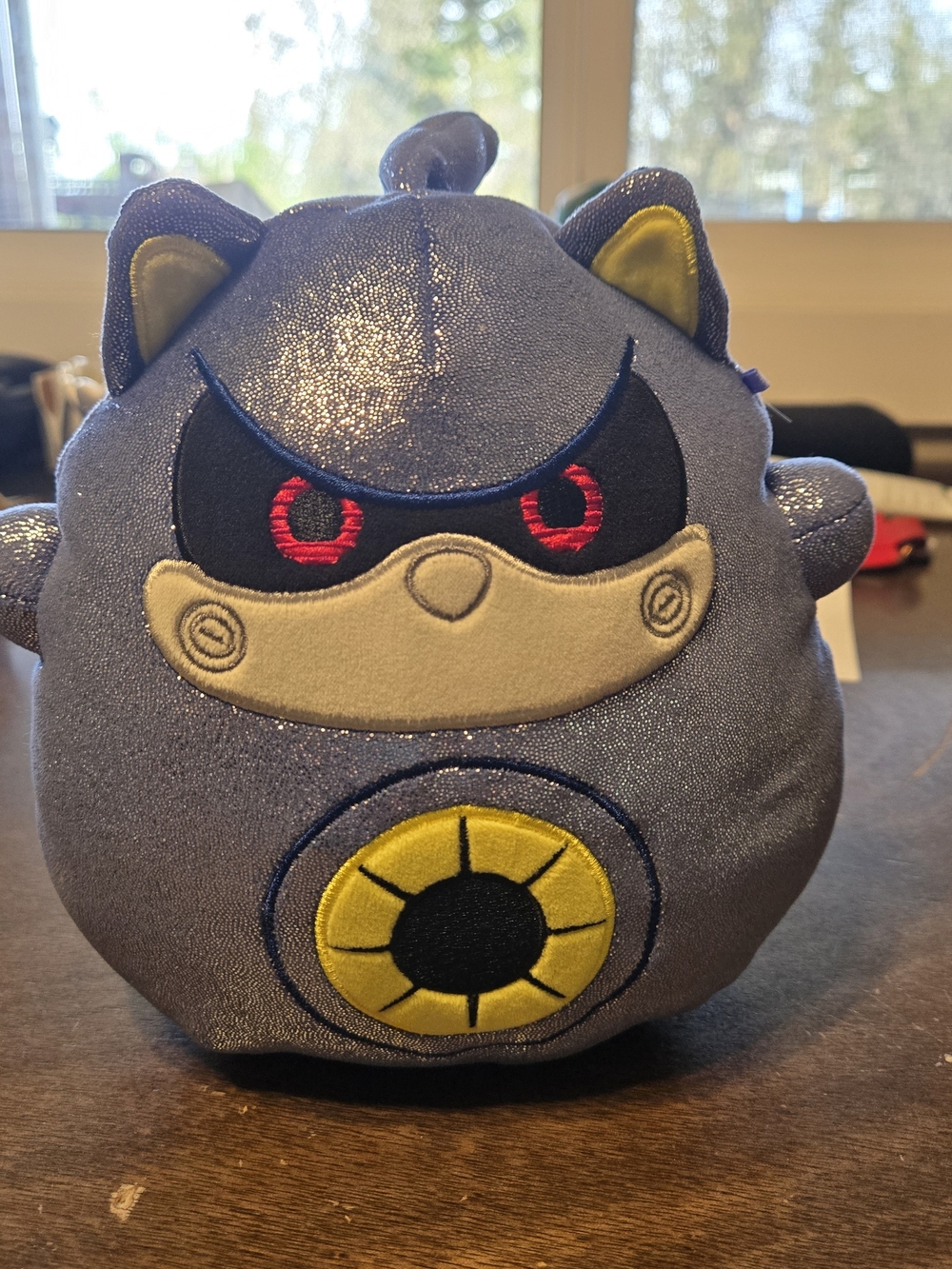 Original Metal Sonic 8' Squishmalllow Kids Toy Pluah Thr Hedgehog